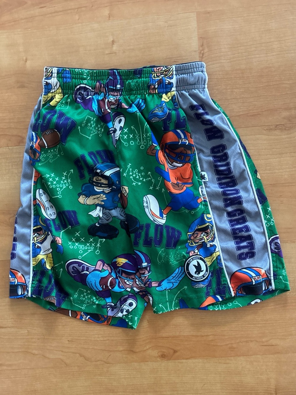 Boys Flow Society Size Youth M Shorts Football Flow